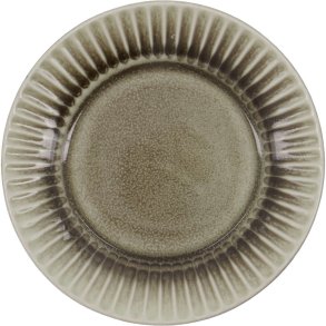 House Doctor Pleat Tallerken 16 cm, Grå/Brun