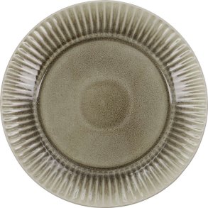 House Doctor Pleat Tallerken 27 cm, Grå/Brun