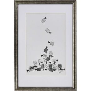 House Doctor Amp Wall Art 40x60 cm, Sort