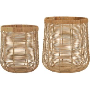 House Doctor Live Kurv 2 stk, Rattan