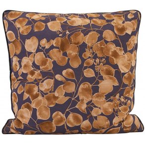 House Doctor Leaf Pudebetræk 50x50 cm, Lilla/Guld