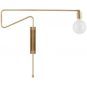 House Doctor Swing Væglampe 70 cm, Messing