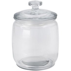 House Doctor Ville Opbevaringsglas H14,6 cm, Klar