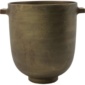 House Doctor Foem Urtepotte H24 cm, Antik Messing