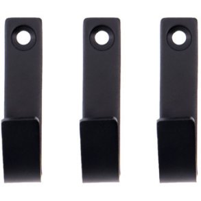 Meraki Thapsus Kroge 3 stk. 5,5 cm, Børstet Sort Finish