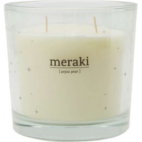 Meraki Advent Duftlys Ø12,5/H12 cm, Anjou Pear