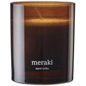 Meraki Duftlys Ø8/H9,5 cm, Warm Tonka