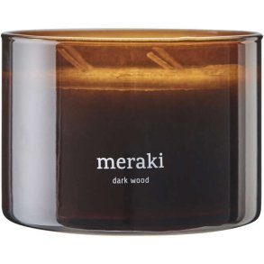 Meraki Duftlys Ø10/H7,5 cm, Dark Wood