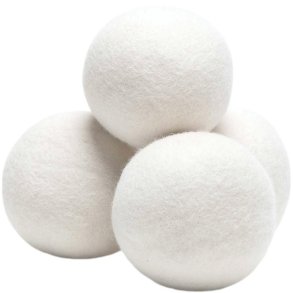 Steamery Uldvaskebolde 4 stk, Hvid