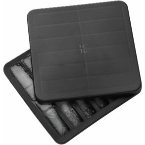 RIG-TIG FREEZE-IT Isterningbakke m. Låg H2,5 cm, Sort