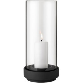 Stelton Hurricane Bloklysestage H28,5 cm, Sort