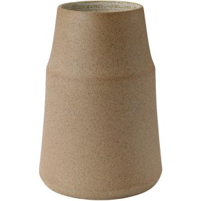 Knabstrup Keramik Clay Vase H18 cm, Sand