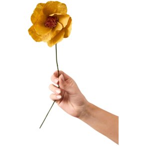 Studio About Papirblomst Windflower 43 cm, Okker