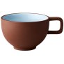Terracotta/Blå