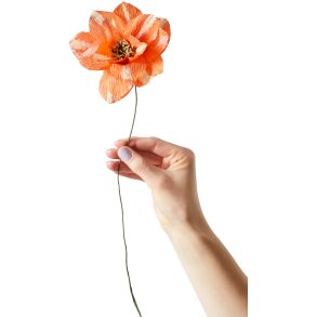 Studio About Papirblomst Dahlia 43 cm, Rød