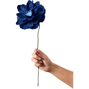 Studio About Papirblomst Oriental Poppy 43 cm, Blå