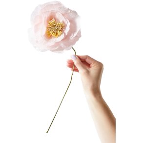 Studio About Papirblomst Ice Poppy 44 cm, Rosa