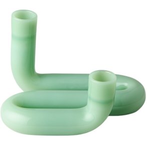 Studio About Wave Lysestage H10 cm, Milky Jade
