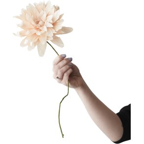 Studio About Papirblomst Grand Dahlia 46 cm, Nude