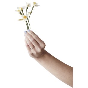 Studio About Papirblomst Snowdrop 5 stk. 18 cm, Hvid