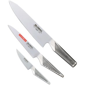 Global Knivsæt 3 stk, Rustfrit Stål