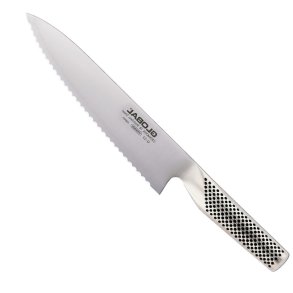 Global G-22 Brødkniv Venstrehånd 20 cm, Stål