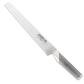 Global G-9 Brødkniv Venstrehånd 22 cm, Stål