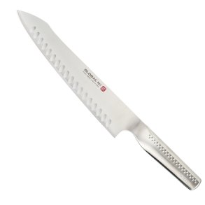 Global NI Kokkekniv Orientalsk Olivenslebet 26 cm, Stål