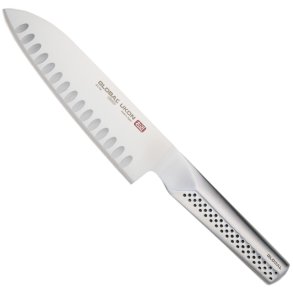 Global Ukon Santoku Kniv Grantonskær 18,5 cm, Stål