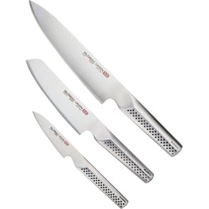 Global Ukon Knivsæt 3 Dele GU-01, GUM-10, GUF-30, Stål