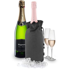 Pulltex Champagnekøler til Store Flasker, Grå