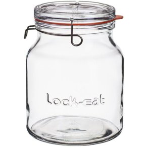Luigi Bormioli Lock Eat Sylteglas m. Patentlåg 2 L
