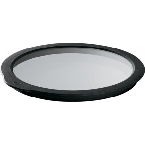 Rösle Glaslåg Ø20 cm, Klar/Sort