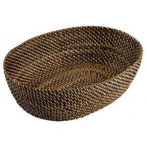 Bastian Oval Brødkurv 29,5 cm, Lys/Mørk Brun