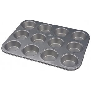 Patisse Silvertop Muffinform Til 12 stk, Stål