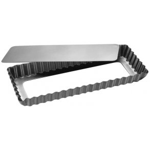 Patisse Silvertop Tærteform m. Løs Bund 11x35 cm, Stål