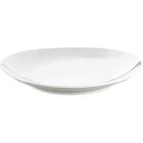 Pillivuyt Oval Steaktallerken Lille 23 cm, Hvid