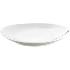 Pillivuyt Oval Steaktallerken Stor 29,5 cm, Hvid