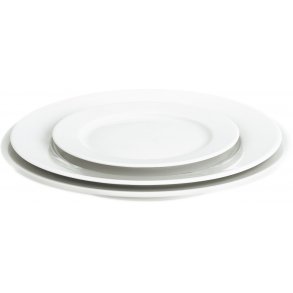 Pillivuyt Sancerre Tallerken 17 cm, Hvid