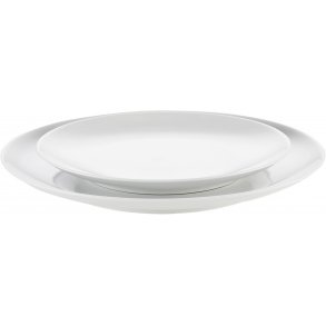 Pillivuyt Cecil Tallerken 21 cm, Hvid