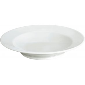 Pillivuyt Sancerre Dyb Pastatallerken 28 cm, Hvid