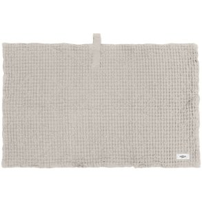 The Organic Company Vaffel Bademåtte 55x80 cm, Stone