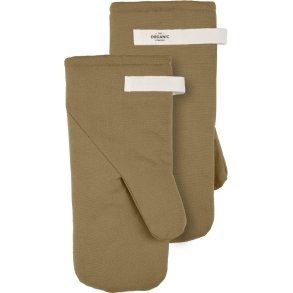 The Organic Company Ovnhandske 2 stk, Khaki