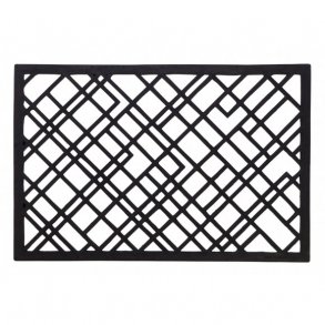 Tica Copenhagen Lines Dørmåtte 60x90 cm, Sort