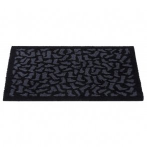 Tica Copenhagen Shoewear Dørmåtte 40x60 cm, Sort/Grå