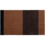 Horisontal Gulvmåtte 60x90 cm, Cognac/Brun/Sort