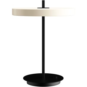 UMAGE Asteria Trådløs Bordlampe LED H41,5 cm, Pearl White/Sort