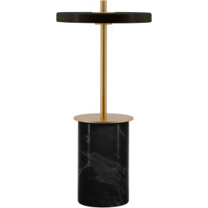 UMAGE Asteria Move Mini Trådløs Bordlampe LED H25,5 cm, Sort Marmor