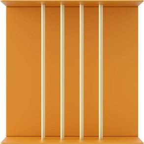 UMAGE Teaser Hylde 30x30 cm, Saffron Yellow