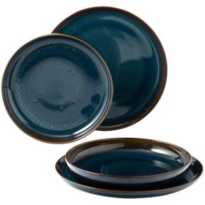 Villeroy & Boch Crafted Denim Middagssæt 4 Dele, Blå